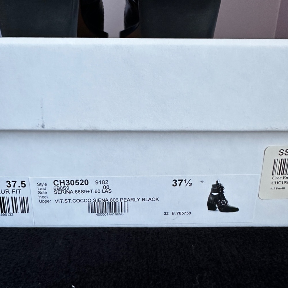 Chloe Brown Croc Rylee Boots - Picture 12 of 15
